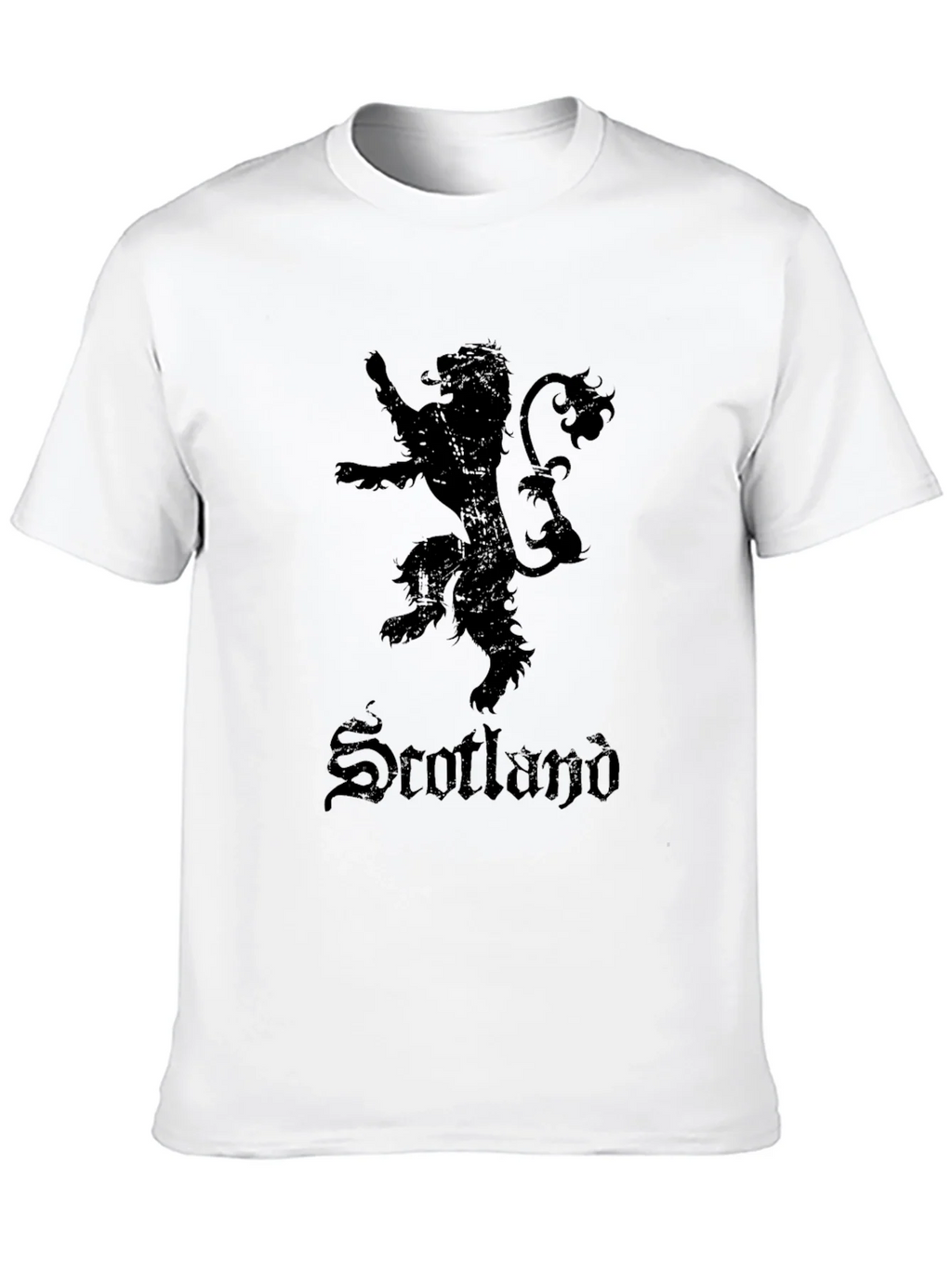 Scotland Lion Rampant Black T-Shirt product image 9