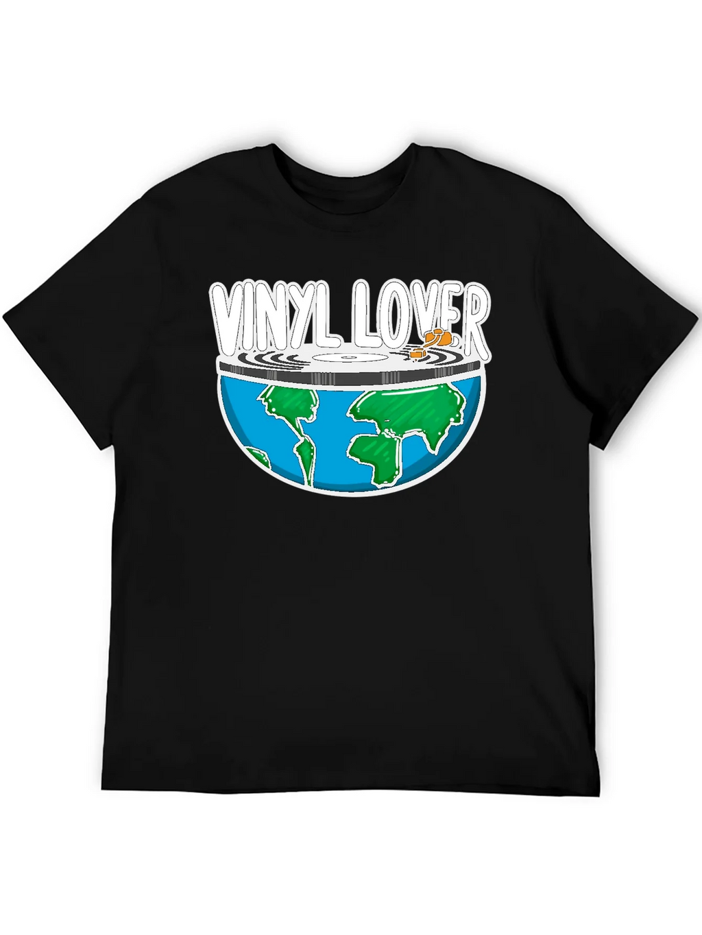 Vinyl Lover Graphic T-Shirt product image 4