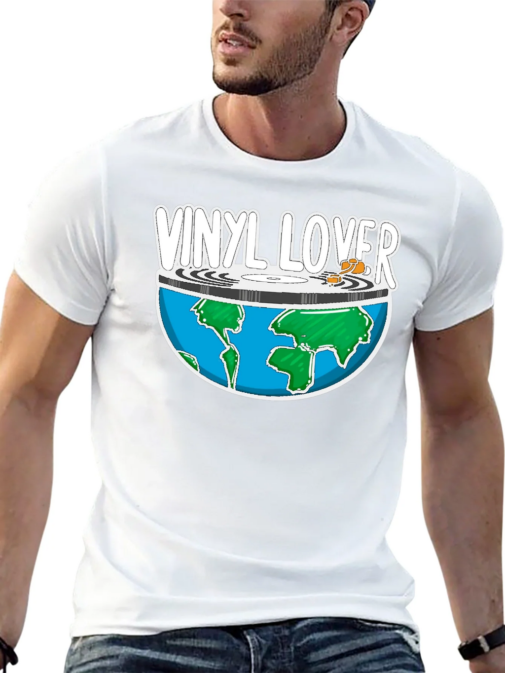 Vinyl Lover Graphic T-Shirt product image 9