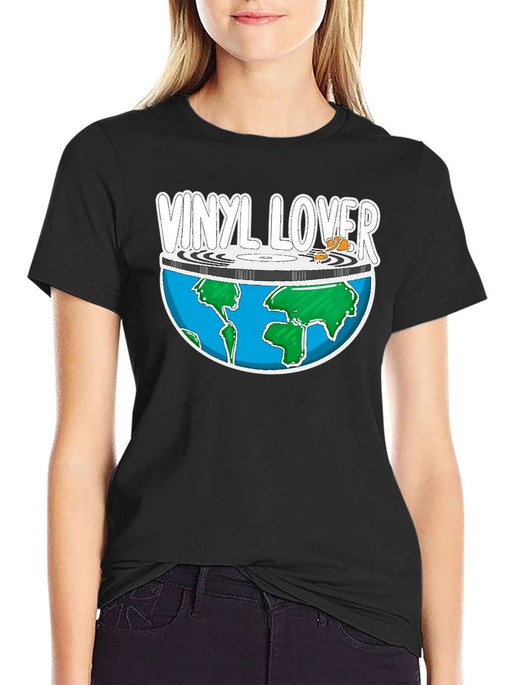 Vinyl Lover Graphic T-Shirt product image 2