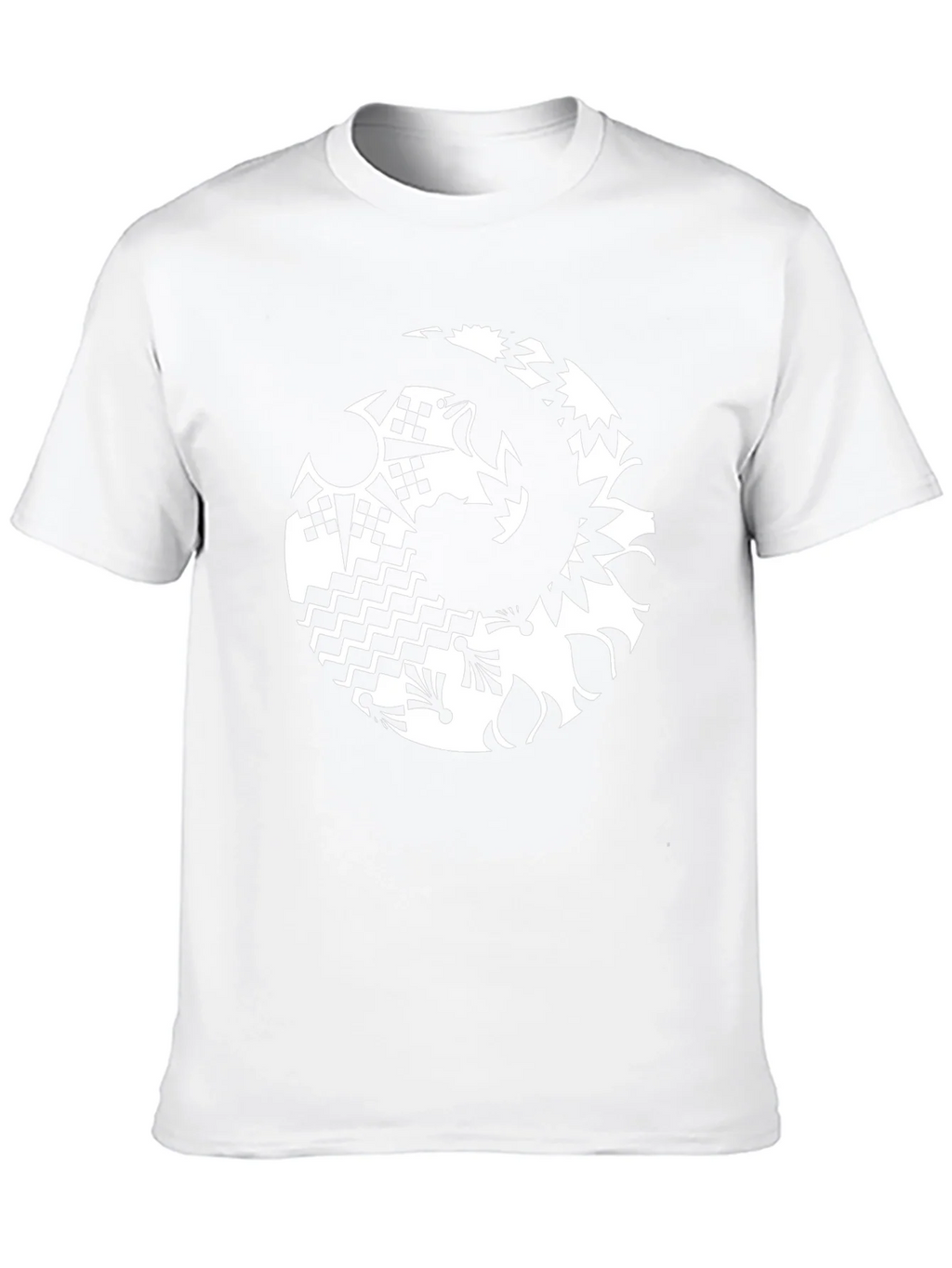 Abstract Graphic Tee - Black Casual Style product image 9