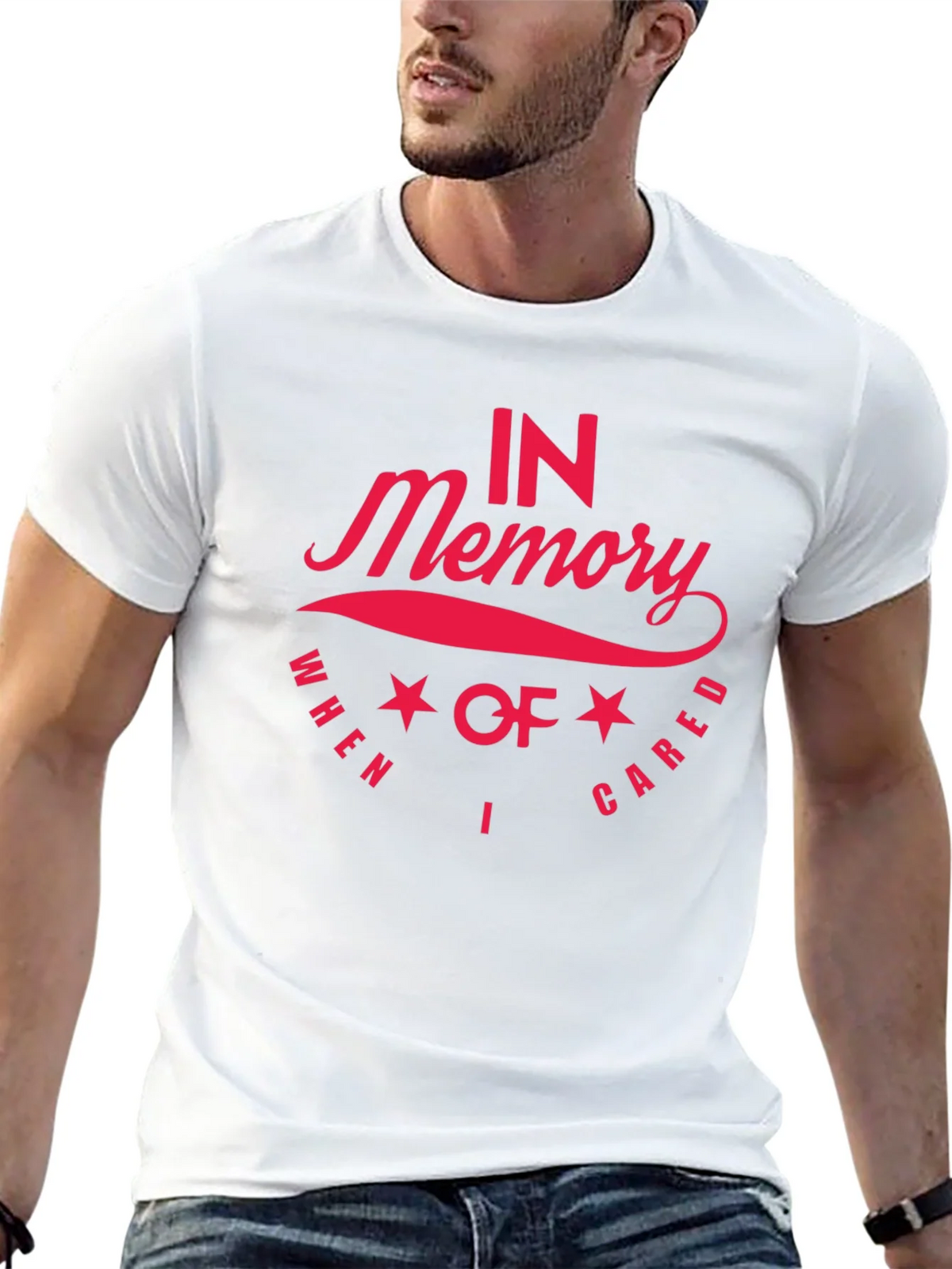 In Memory I Cared Black T-Shirt product image 12