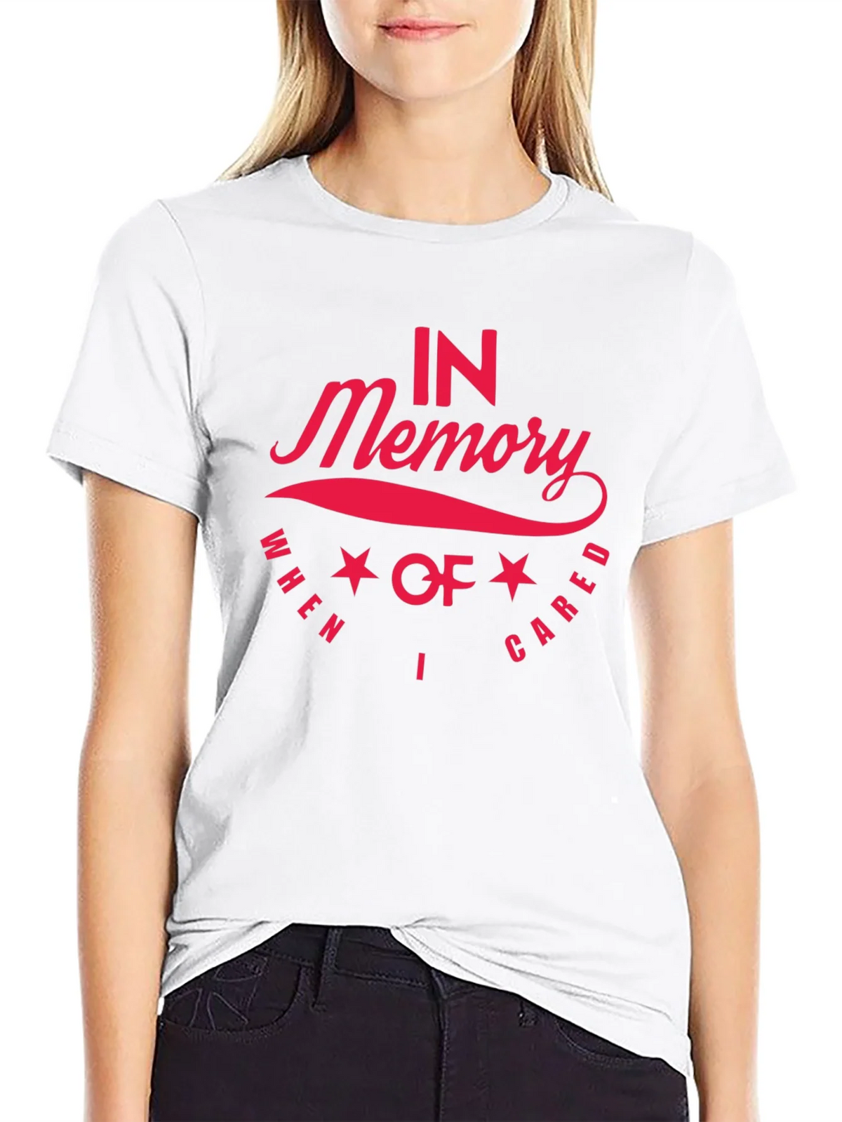 In Memory I Cared Black T-Shirt product image 8