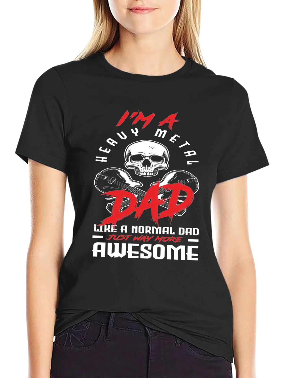 Heavy Metal Dad T-Shirt - Awesome Graphic Tee product image 2