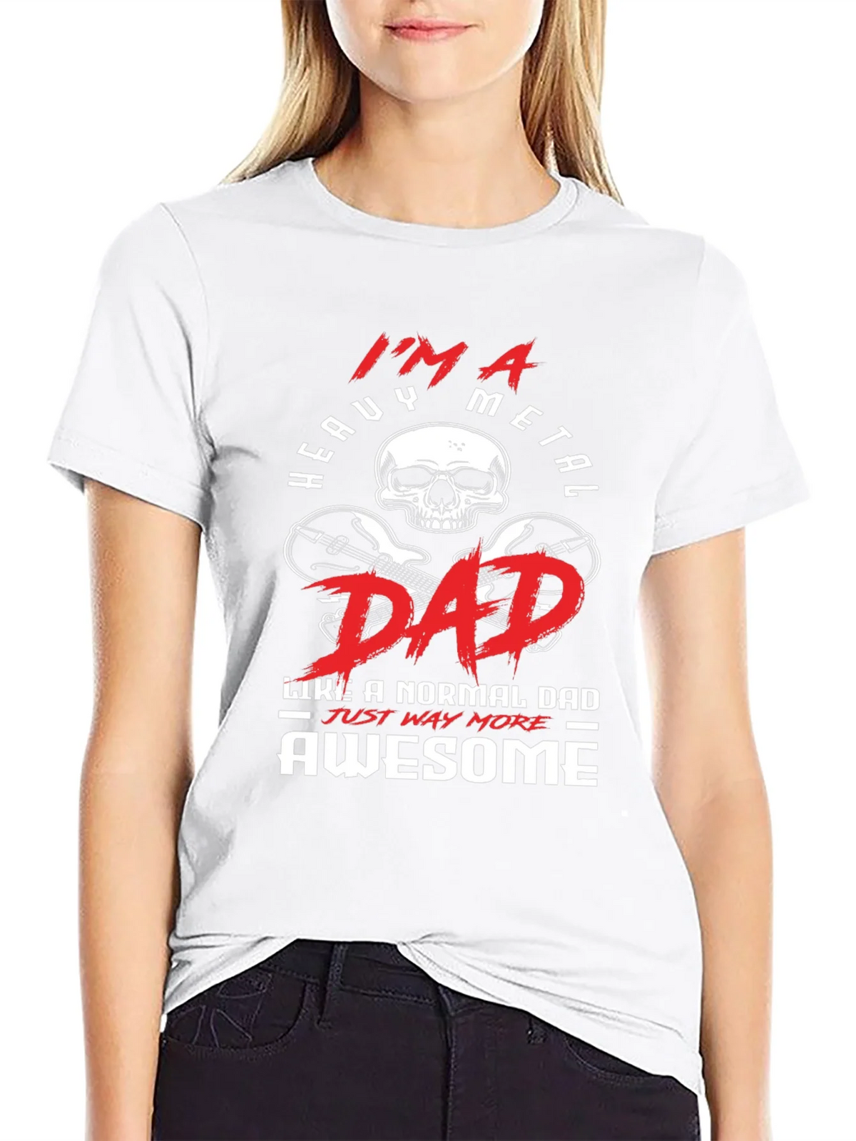 Heavy Metal Dad T-Shirt - Awesome Graphic Tee product image 8