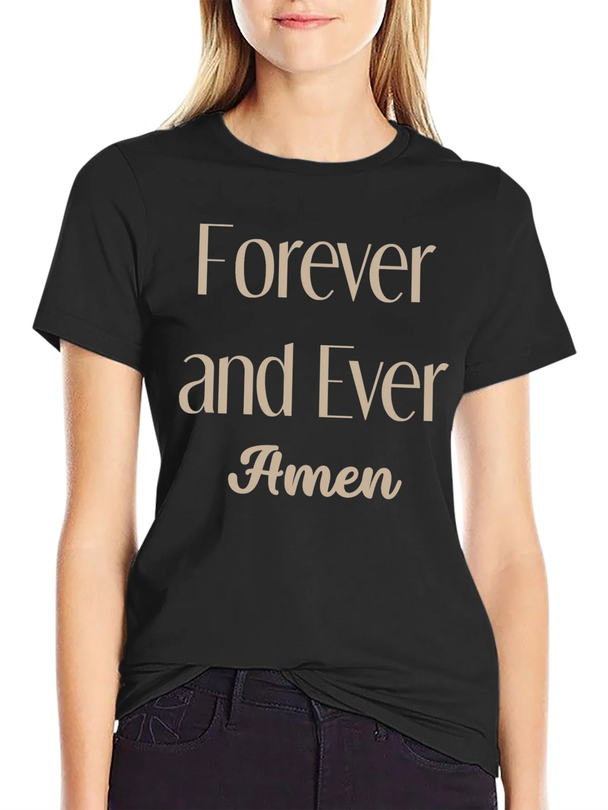 Forever and Ever Amen Graphic T-Shirt product image 2