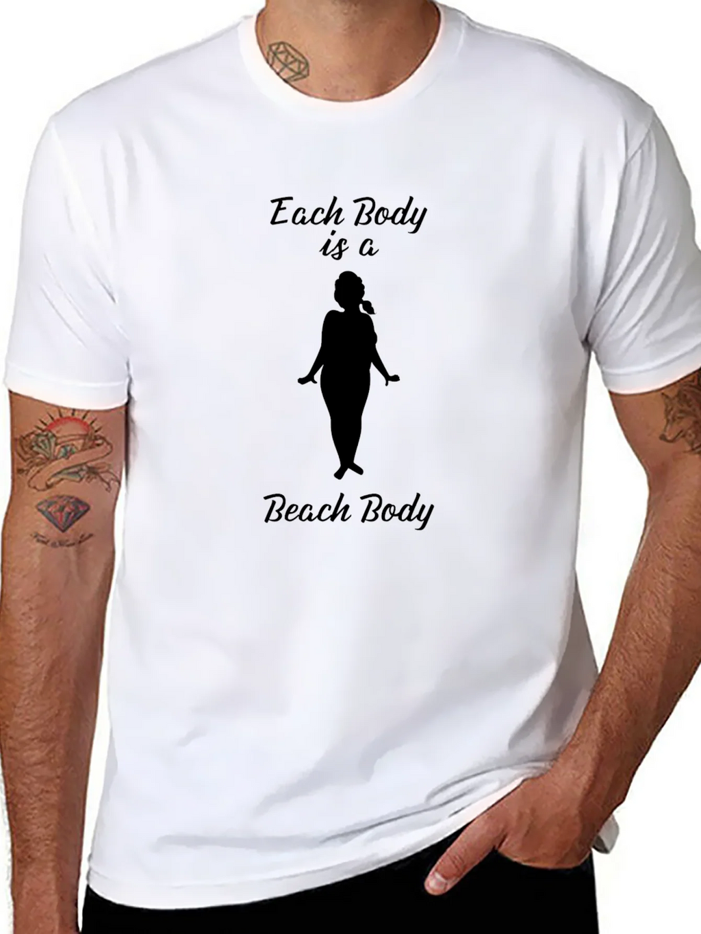 Each Body is a Beach T-Shirt product image 2