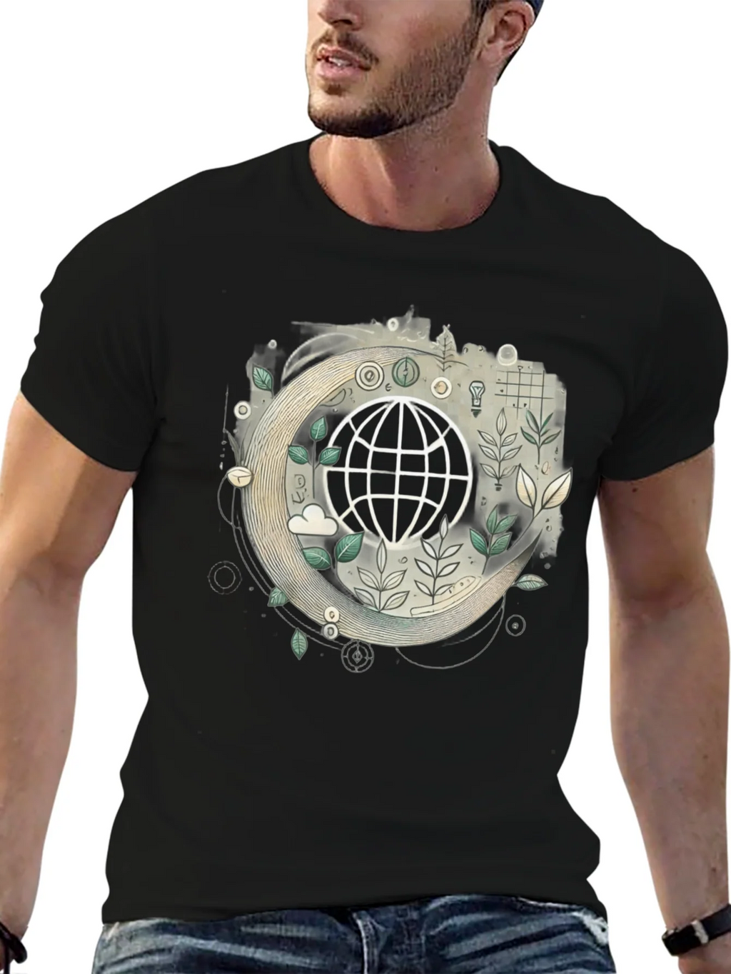 Eco Earth Graphic T-Shirt - Sustainable Style product image 6