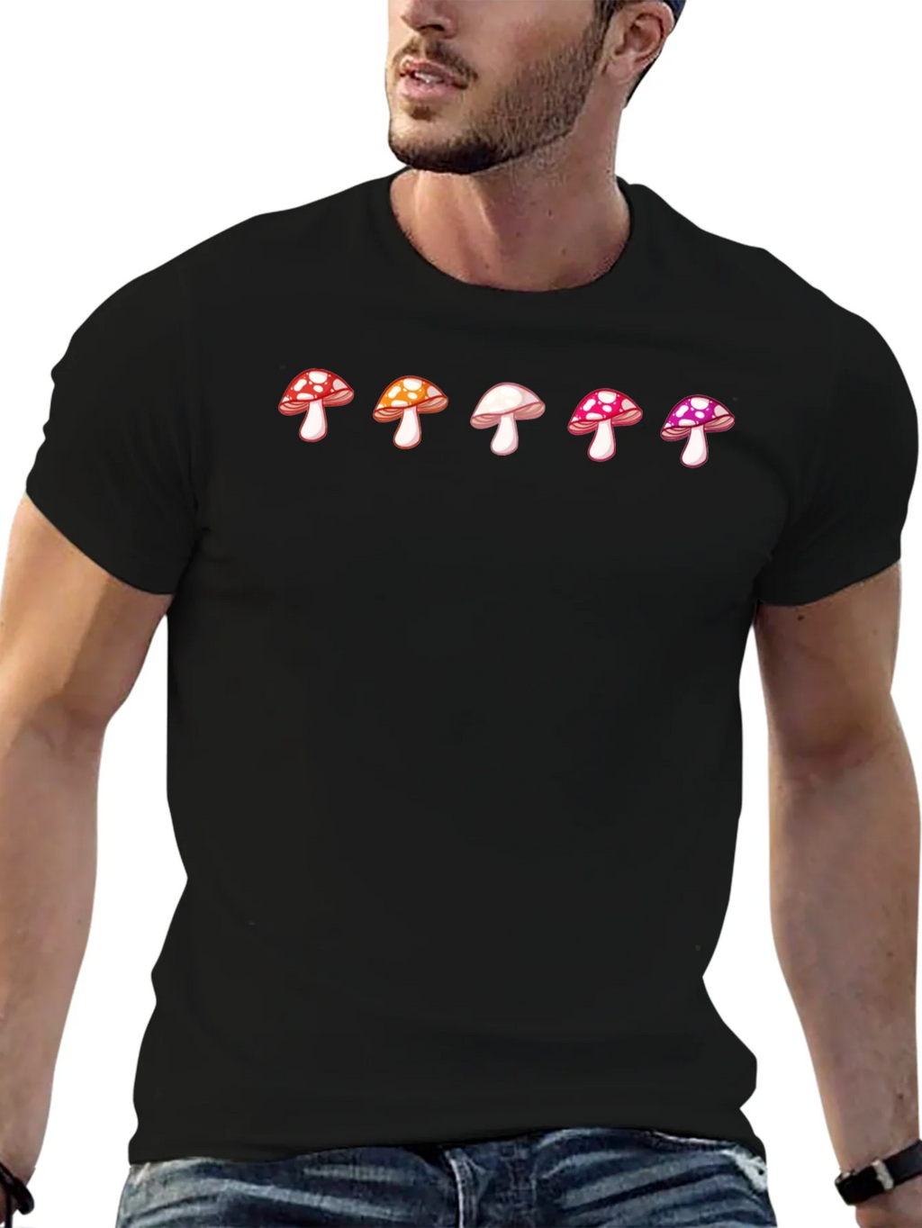 Mushroom Print T-Shirt product image 5