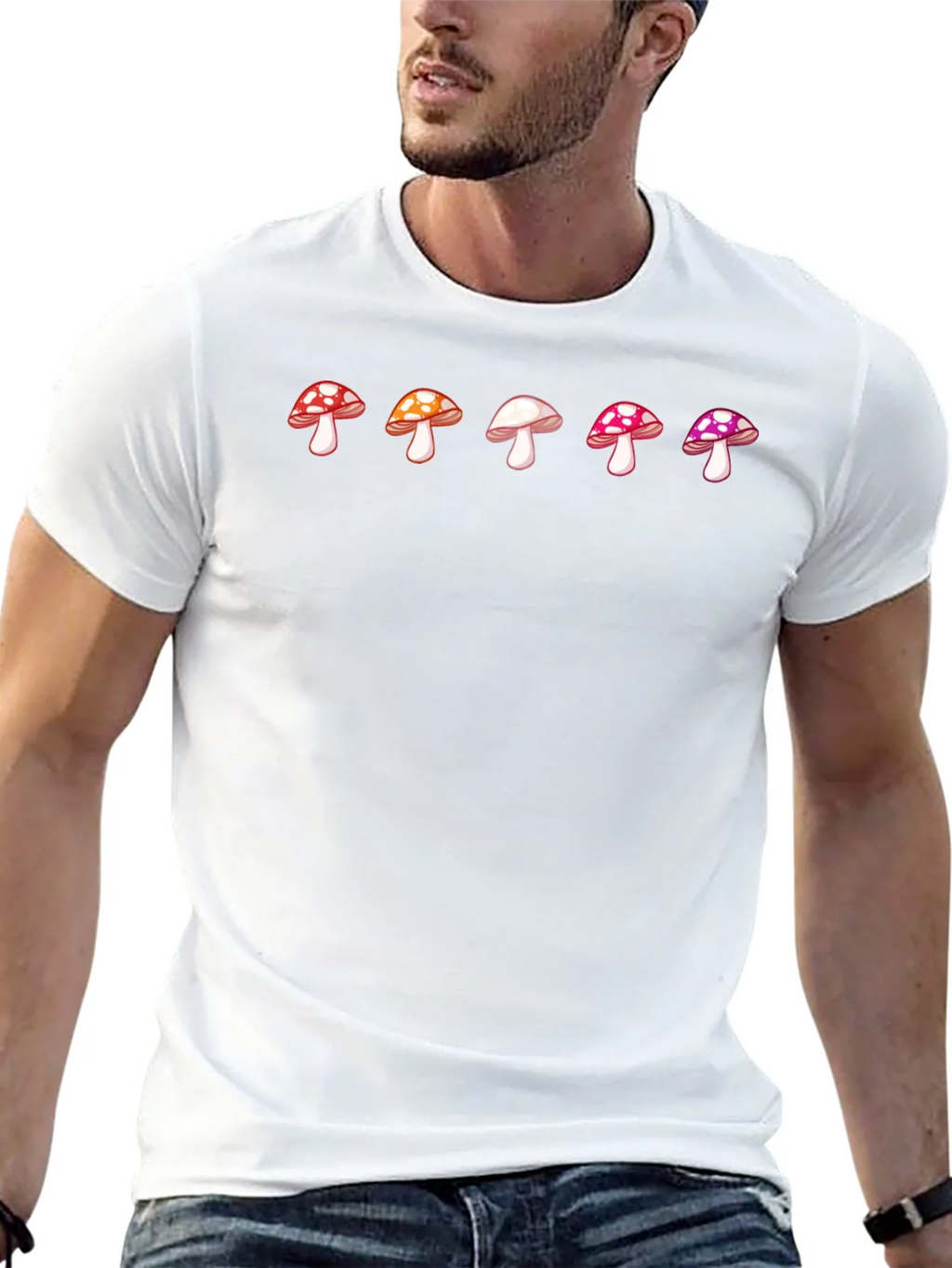 Mushroom Print T-Shirt product image 10
