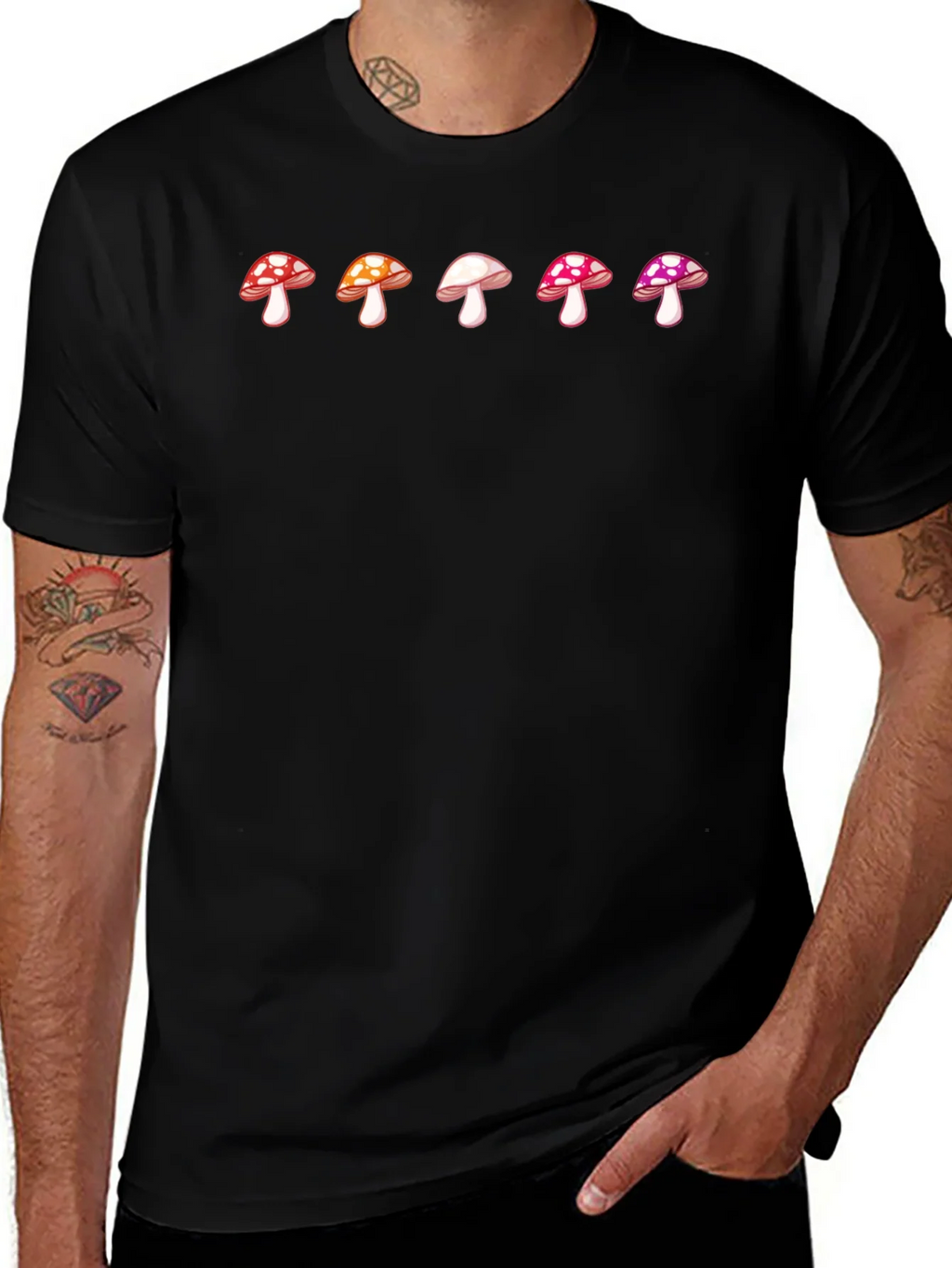 Mushroom Print T-Shirt product image 1