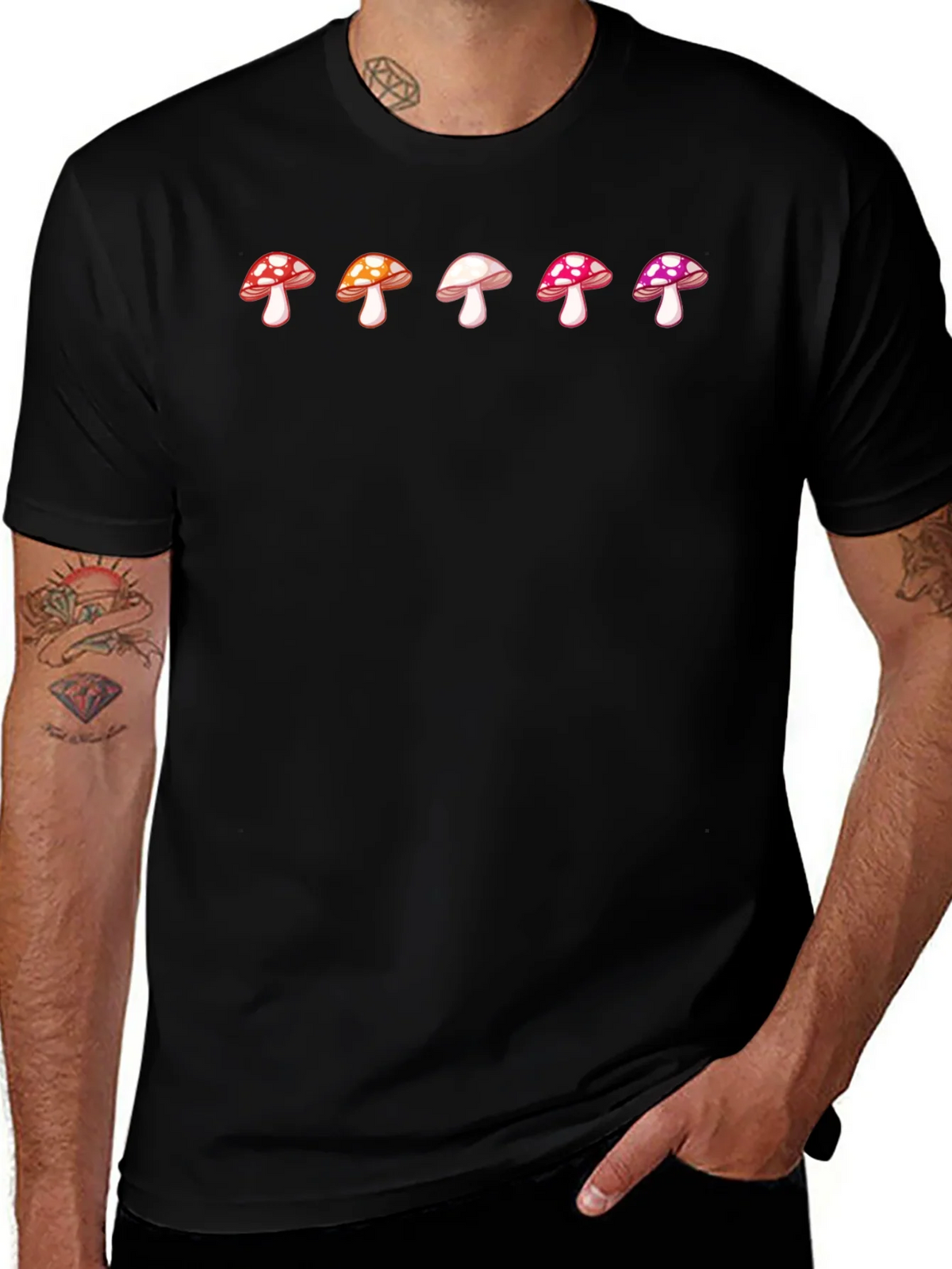 Mushroom Print T-Shirt product image 1