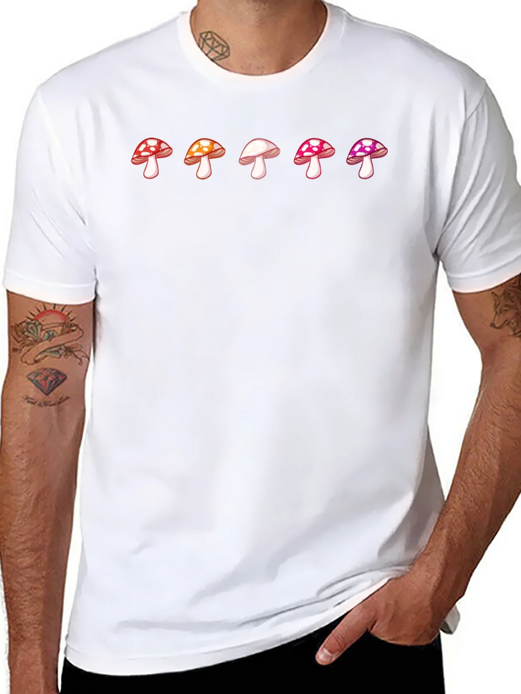 Mushroom Print T-Shirt product image 6