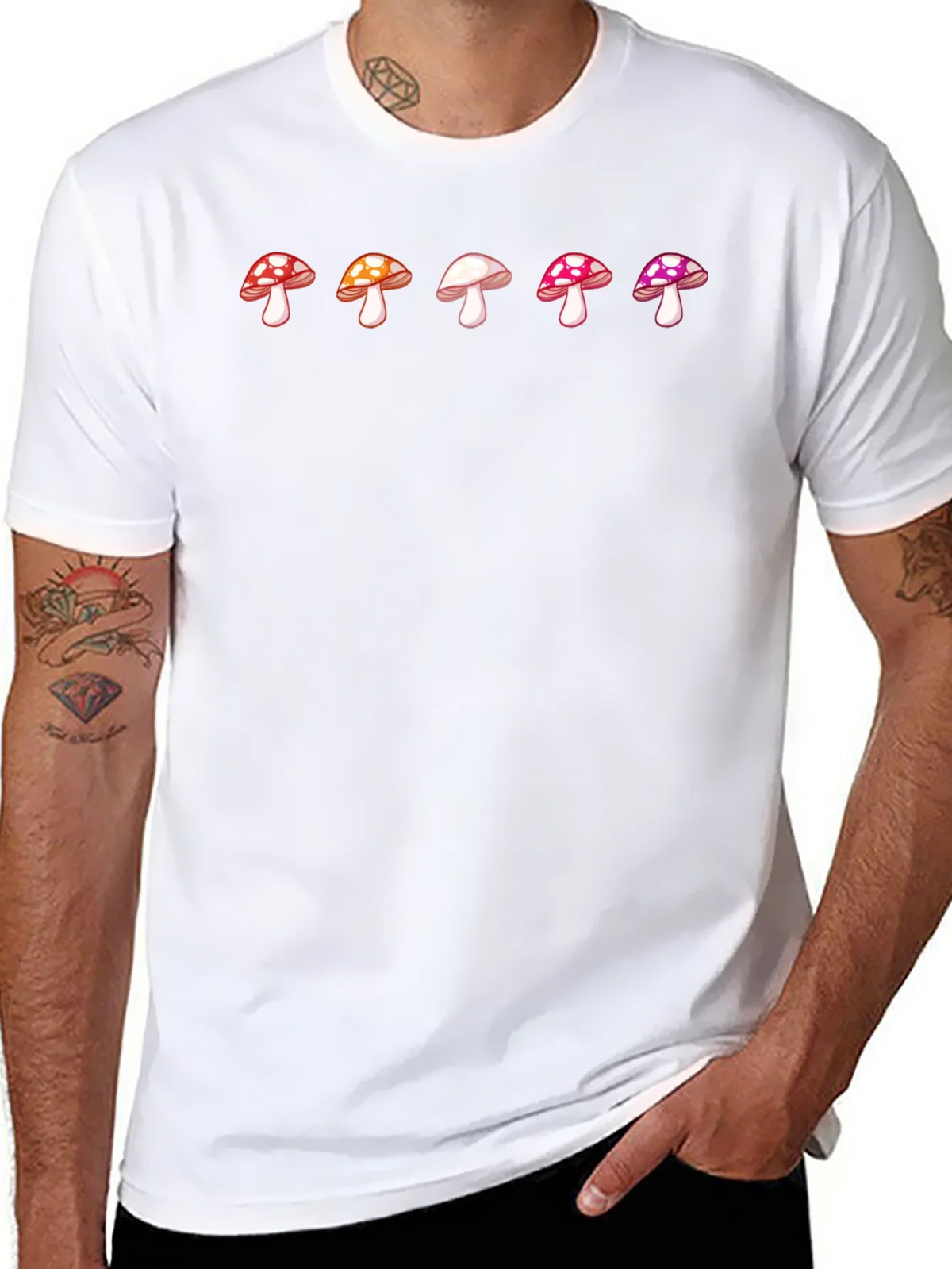 Mushroom Print T-Shirt product image 6