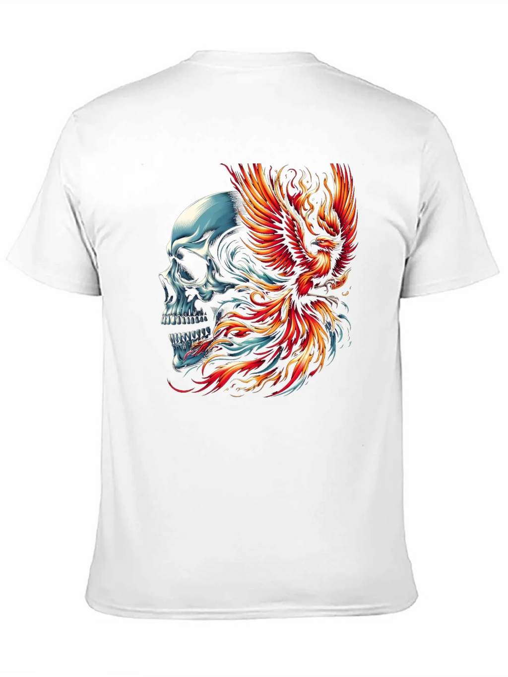 Skull Phoenix Graphic T-Shirt - Black product image 10
