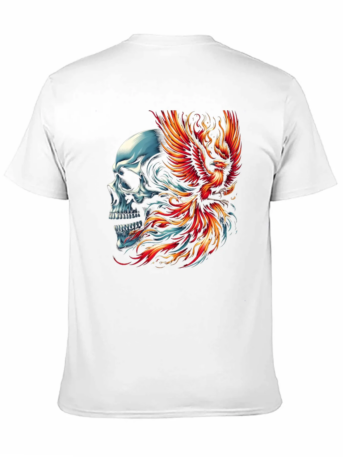 Skull Phoenix Graphic T-Shirt - Black product image 10