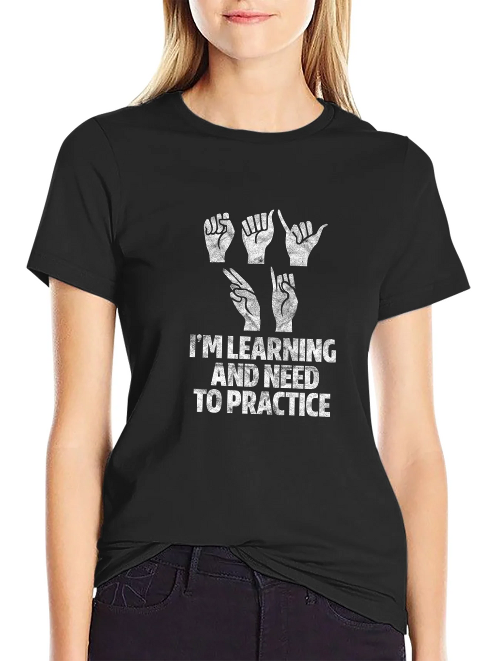 Learning Sign Language T-Shirt product image 2
