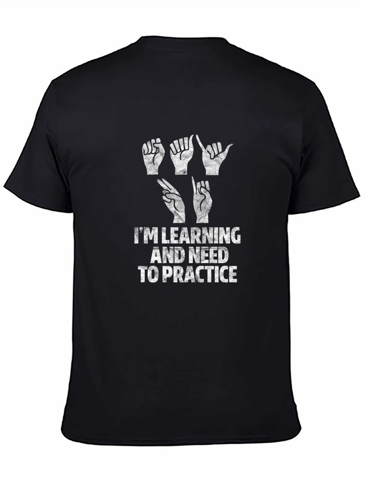 Learning Sign Language T-Shirt product image 4