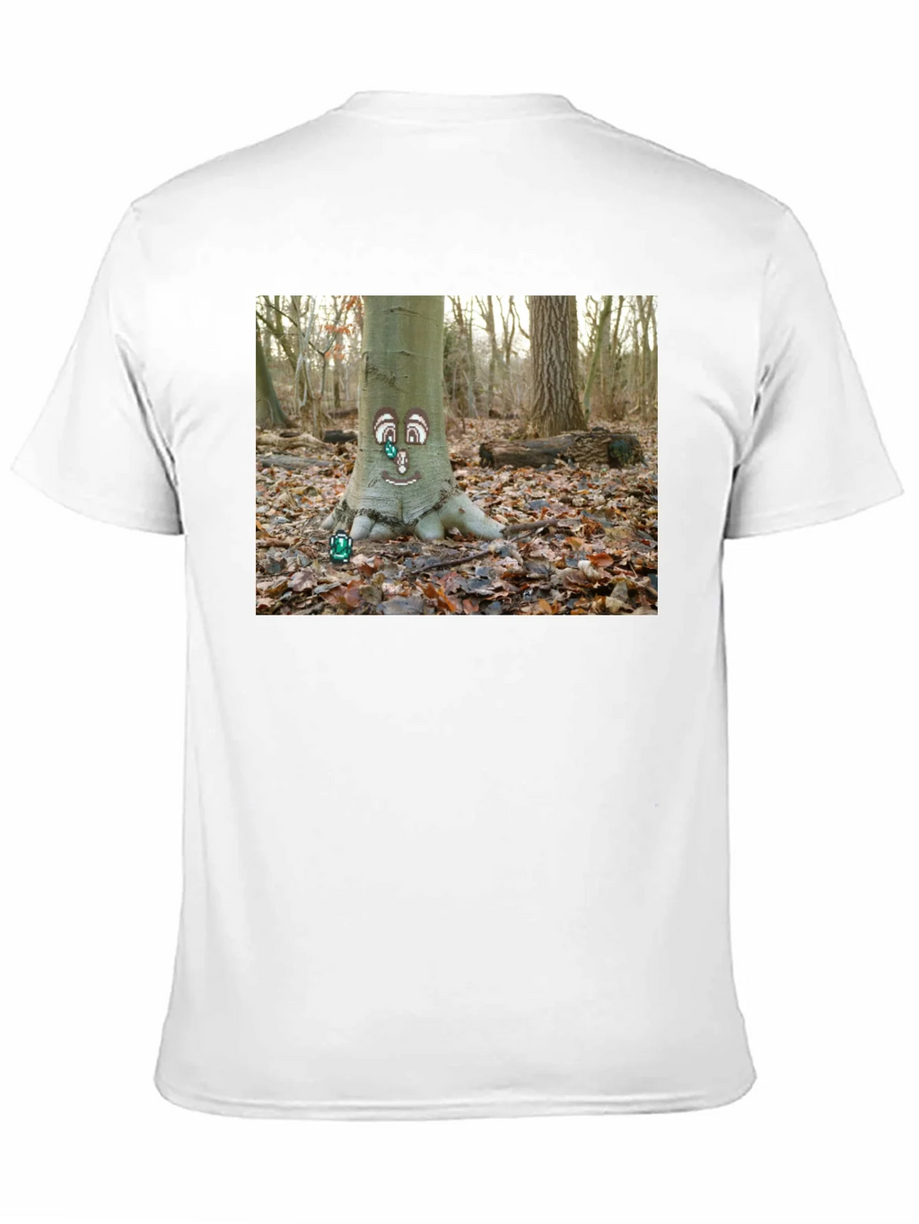 Whimsical Tree Face Graphic Tee - Nature Lovers T-Shirt product image 10