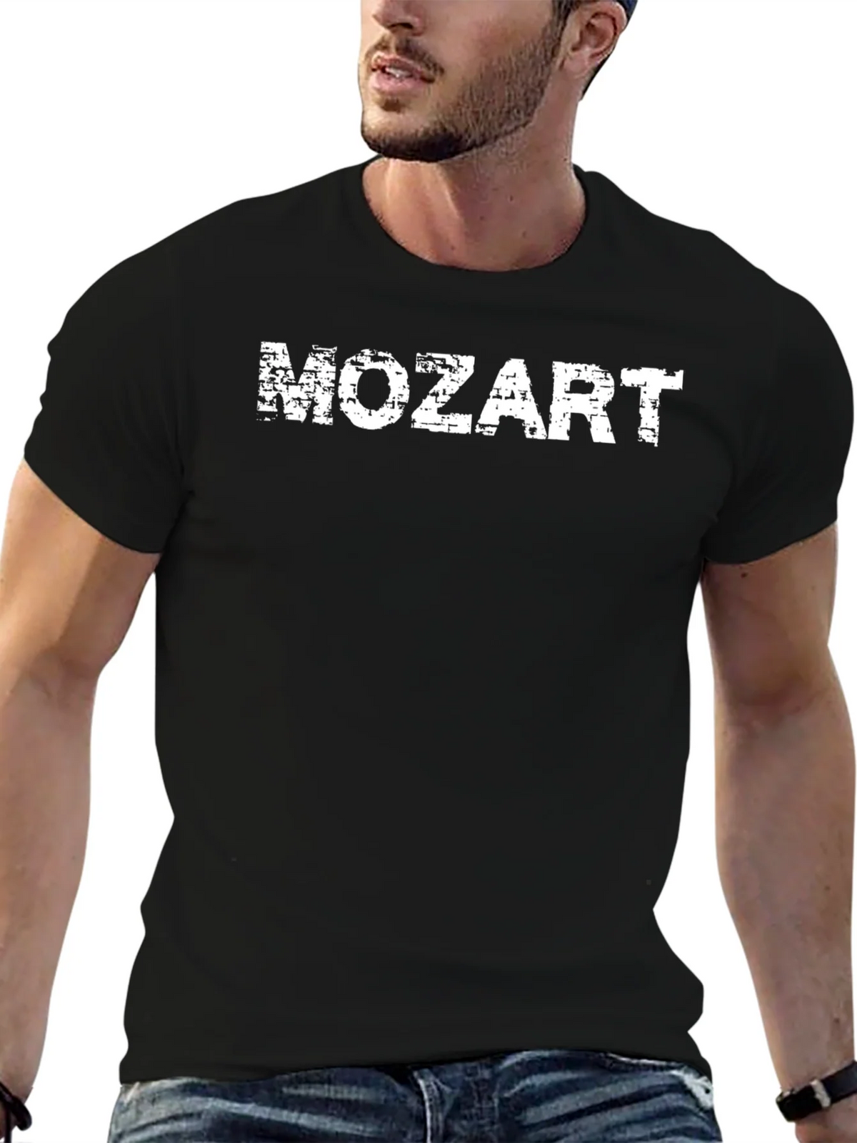 Mozart Graphic T-Shirt - Black product image 6