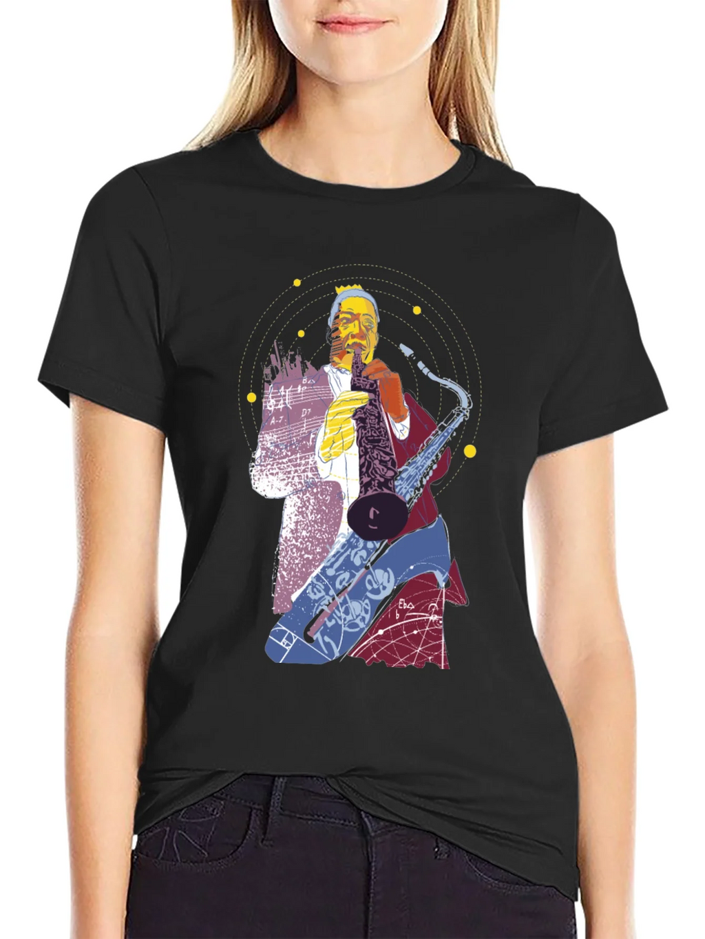 Jazz Saxophone Graphic T-Shirt product image 2