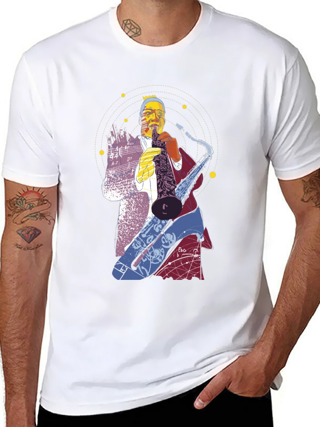 Jazz Saxophone Graphic T-Shirt product image 7