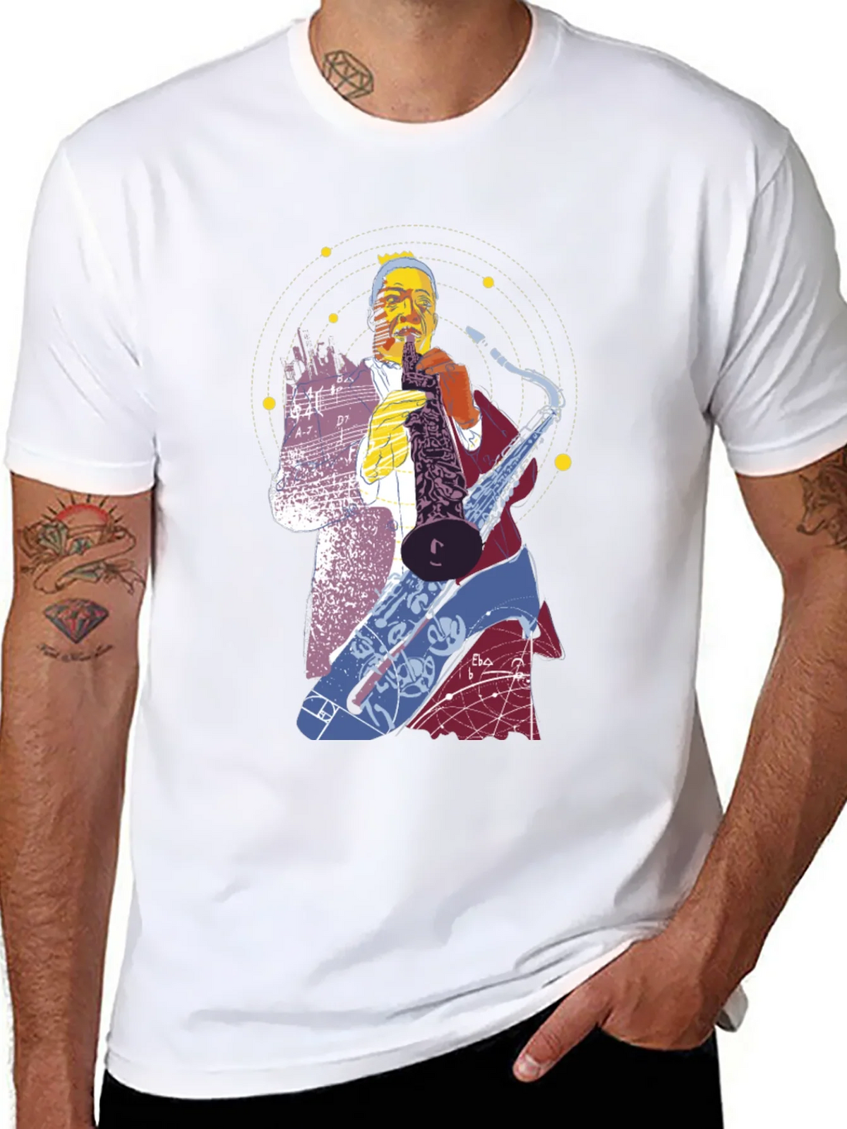Jazz Saxophone Graphic T-Shirt product image 7