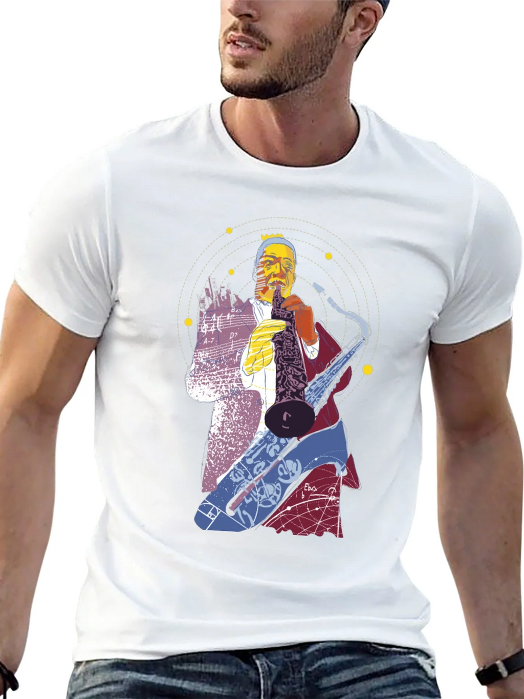 Jazz Saxophone Graphic T-Shirt product image 12