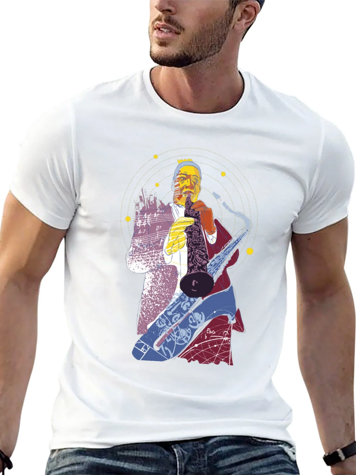 Jazz Saxophone Graphic T-Shirt product image 12