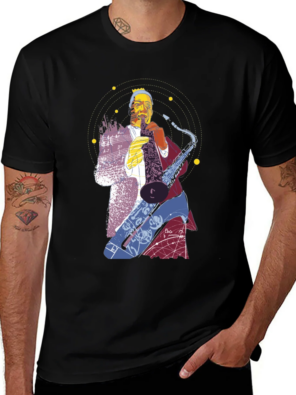 Jazz Saxophone Graphic T-Shirt product image 1