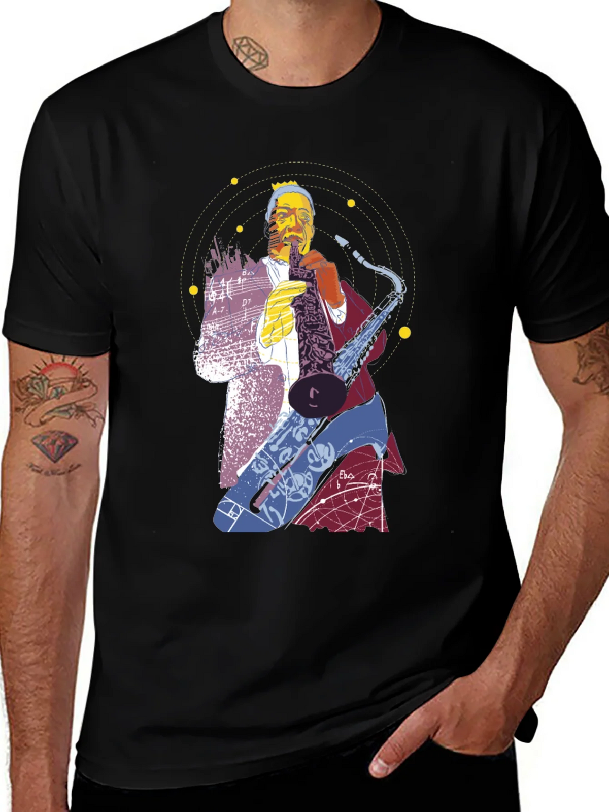 Jazz Saxophone Graphic T-Shirt product image 1