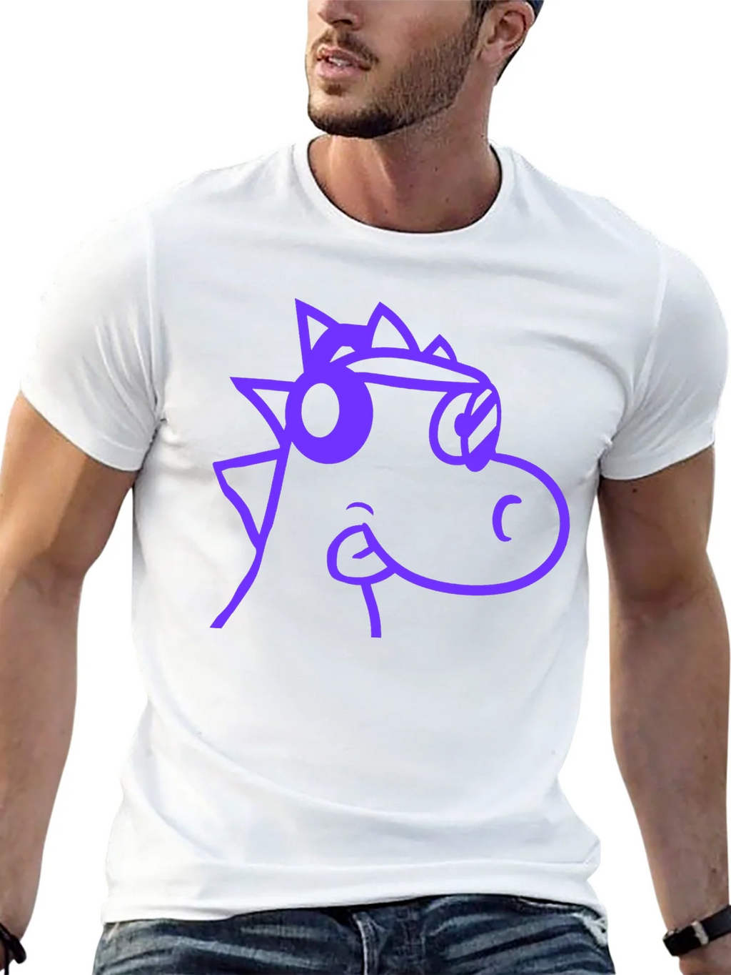Cool Dino Graphic Tee - Casual Black T-Shirt product image 12