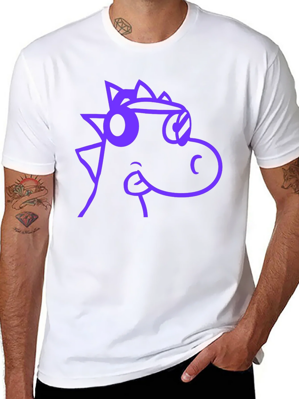 Cool Dino Graphic Tee - Casual Black T-Shirt product image 7