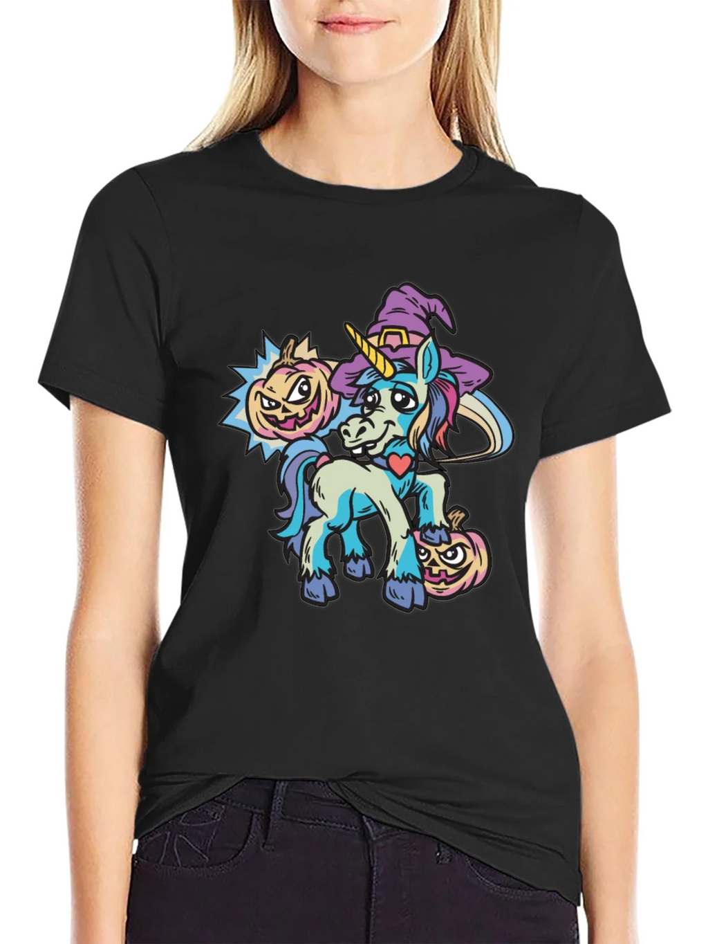 Unicorn Halloween T-Shirt - Festive & Fun product image 2