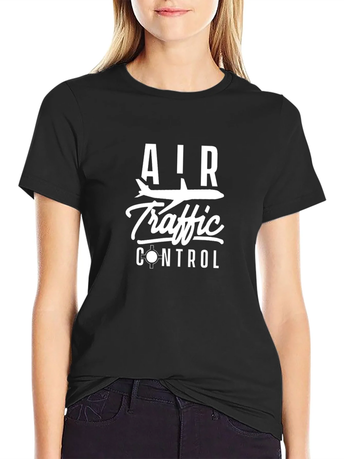 Air Traffic Control Graphic Tee - Black product image 2
