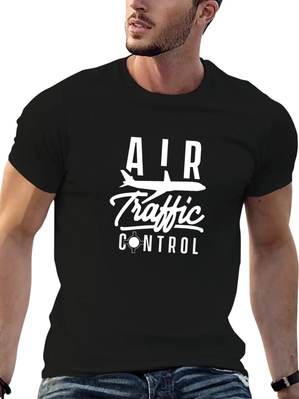 Air Traffic Control Graphic Tee - Black product image 6