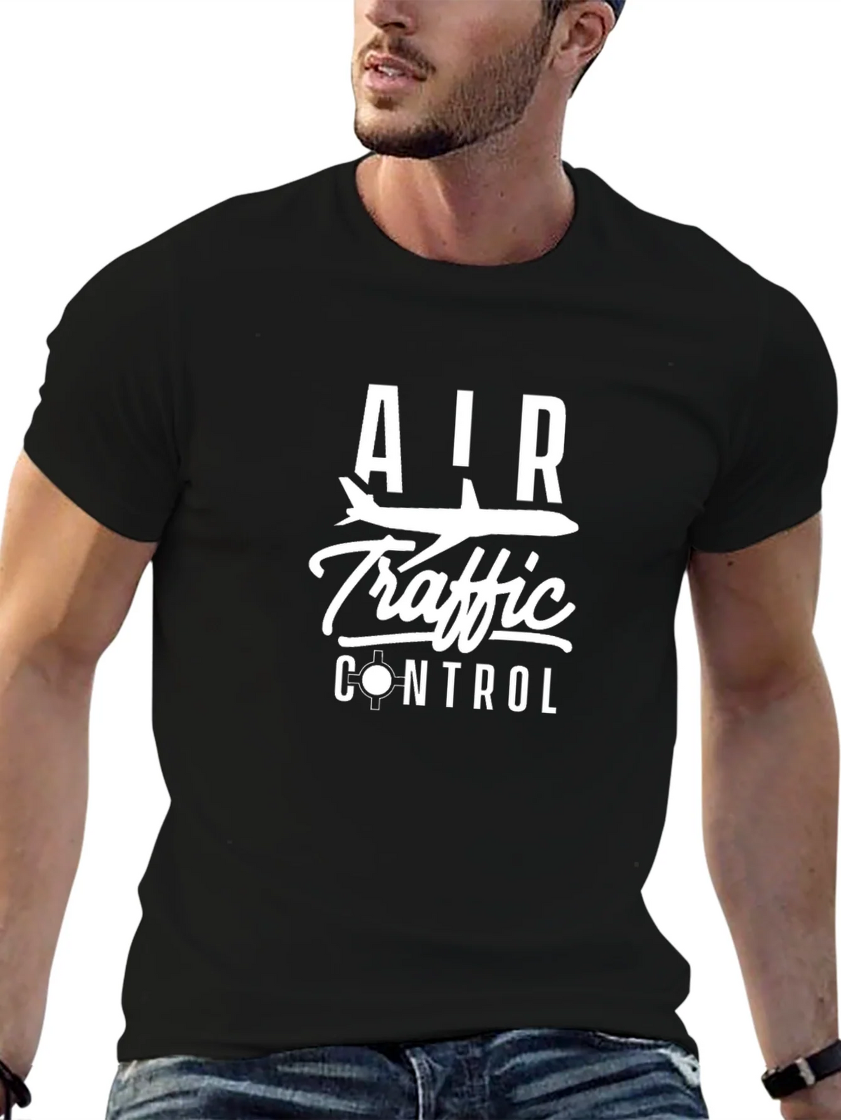 Air Traffic Control Graphic Tee - Black product image 6