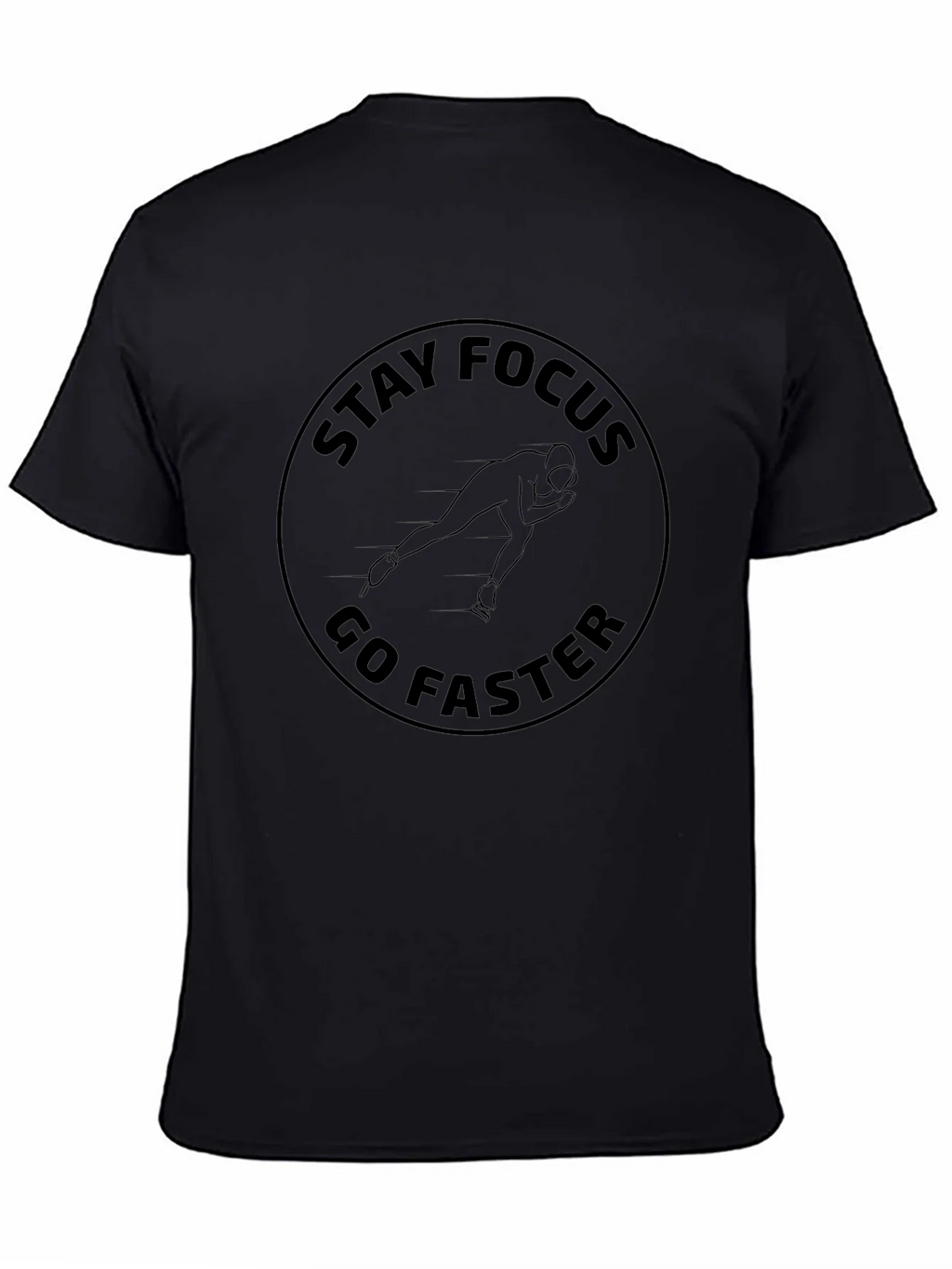 Stay Focus Go Faster Black T-Shirt product image 4