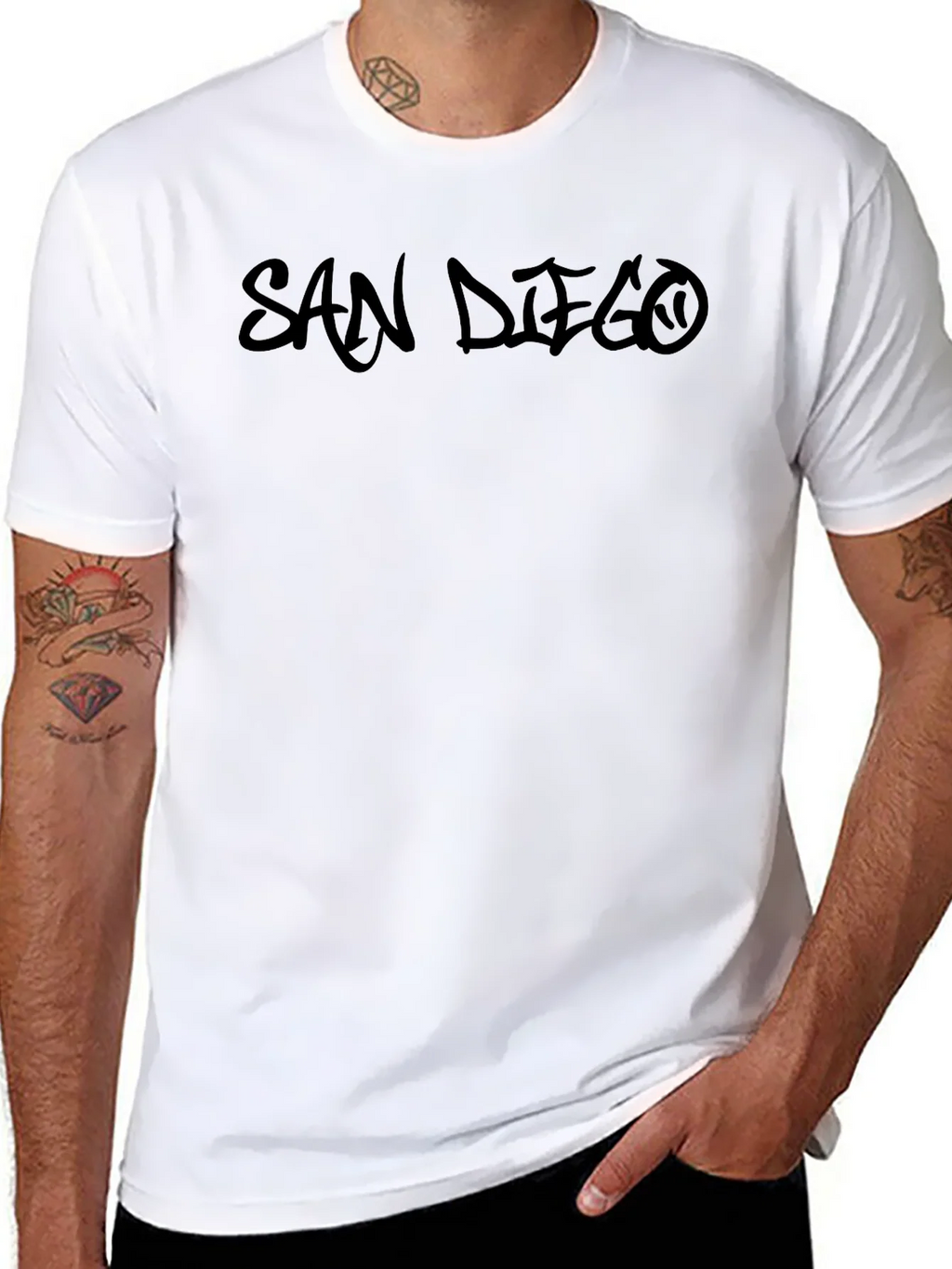 San Diego Graphic Black T-Shirt product image 7