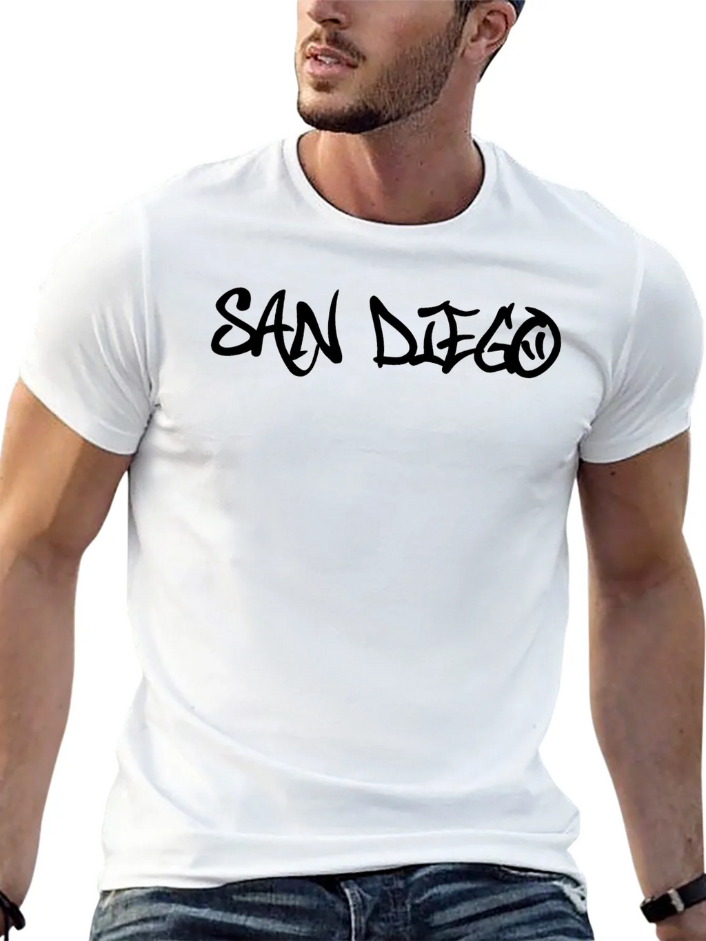 San Diego Graphic Black T-Shirt product image 12