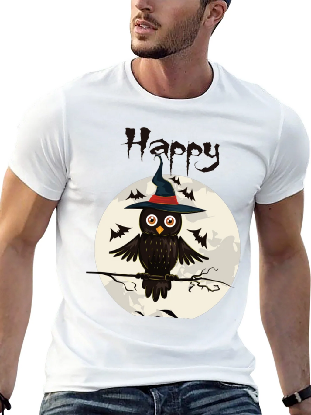 Owl Witch Halloween T-Shirt - Spooky Festive Tee product image 12