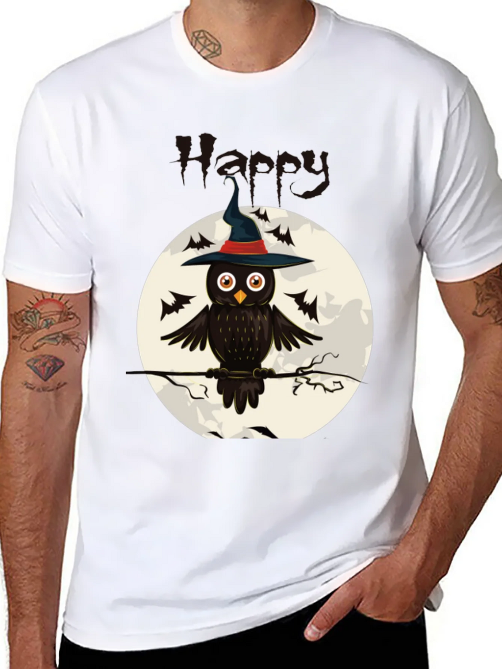 Owl Witch Halloween T-Shirt - Spooky Festive Tee product image 7
