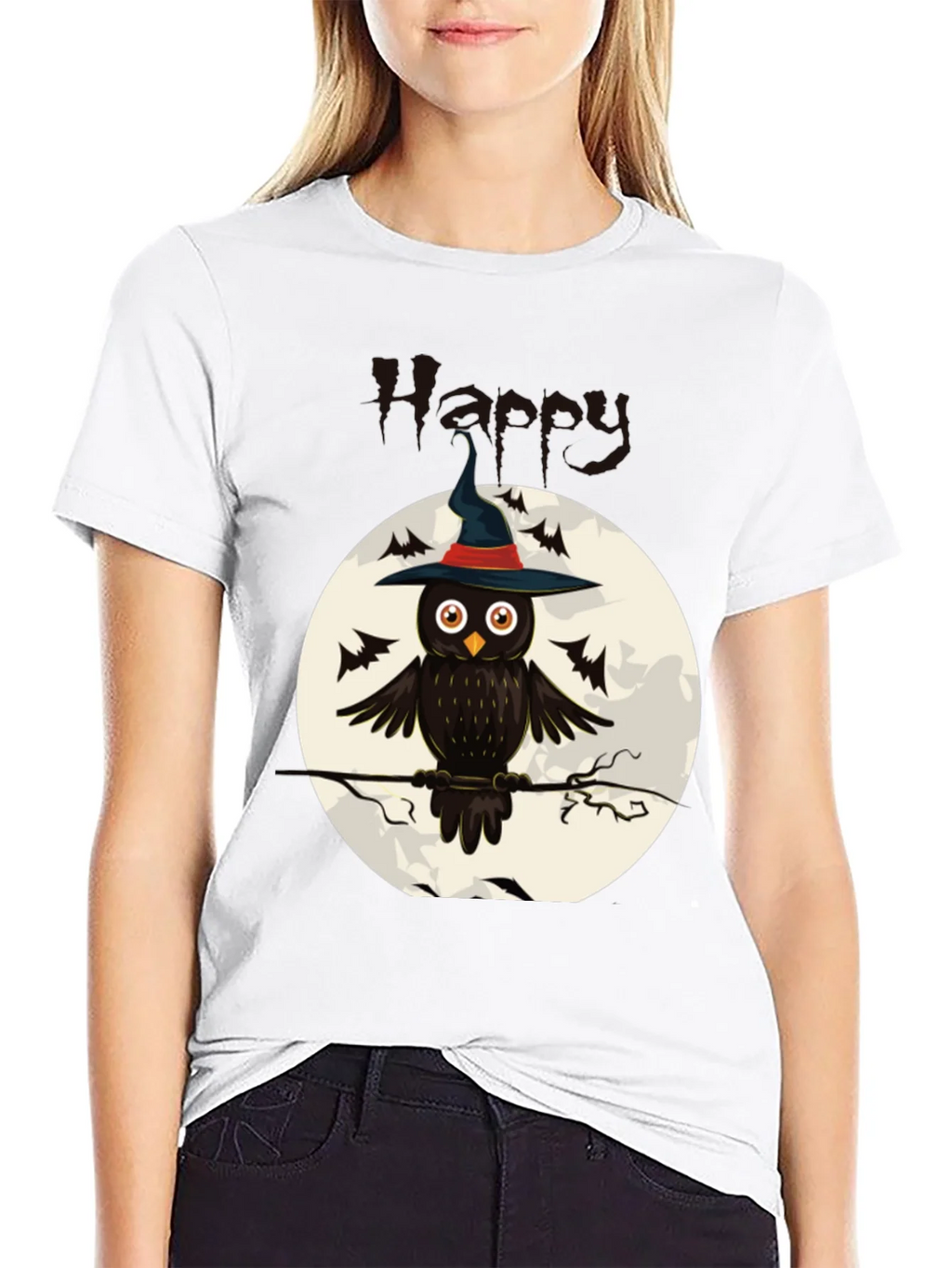 Owl Witch Halloween T-Shirt - Spooky Festive Tee product image 8