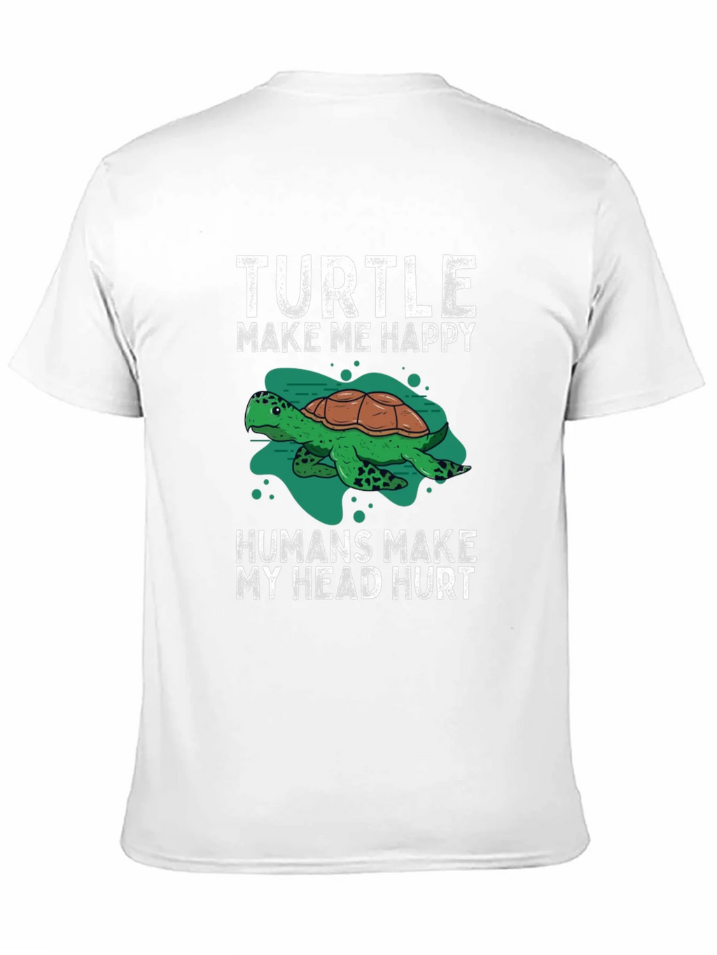 Turtle Make Me Happy Graphic T-Shirt product image 10