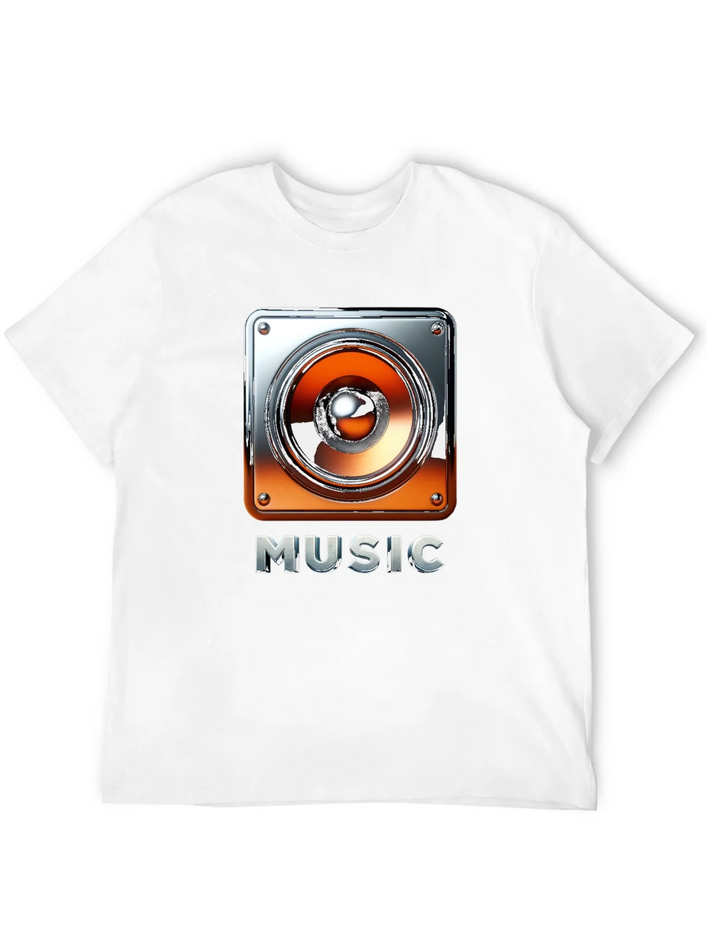 Music Graphic Tee - Black T-Shirt with Speaker Design product image 11