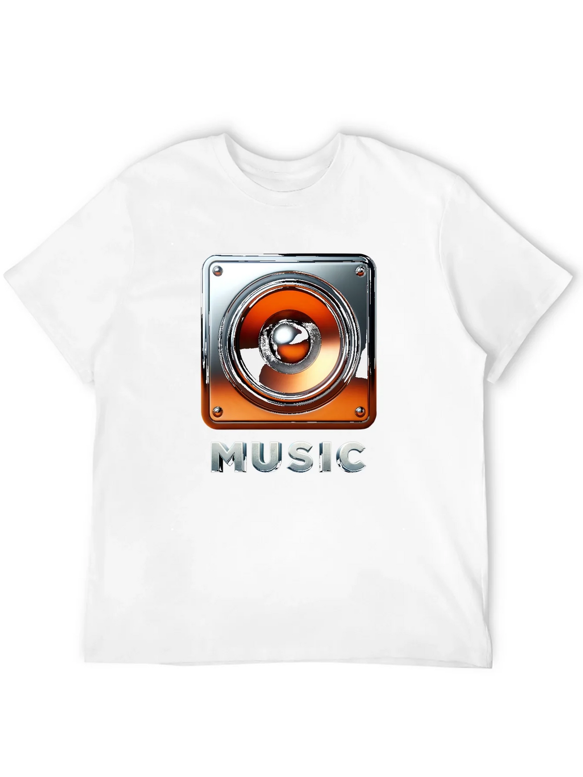 Music Graphic Tee - Black T-Shirt with Speaker Design product image 11