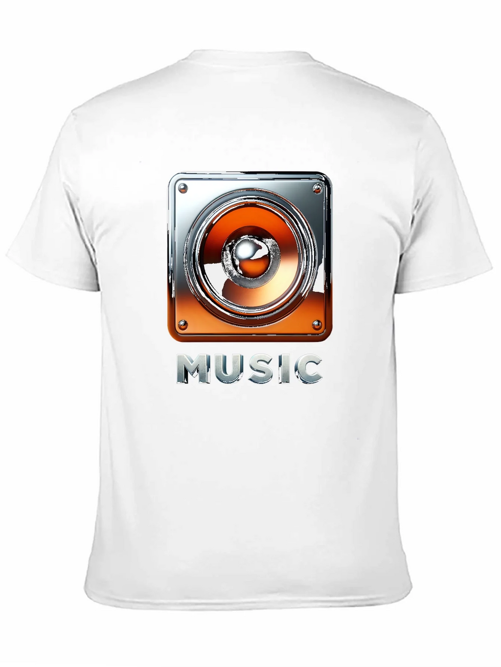 Music Graphic Tee - Black T-Shirt with Speaker Design product image 10