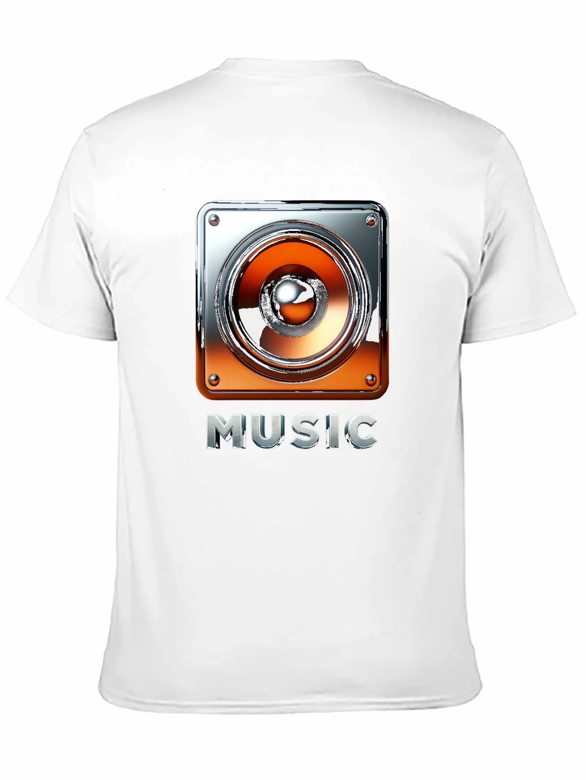 Music Graphic Tee - Black T-Shirt with Speaker Design product image 10