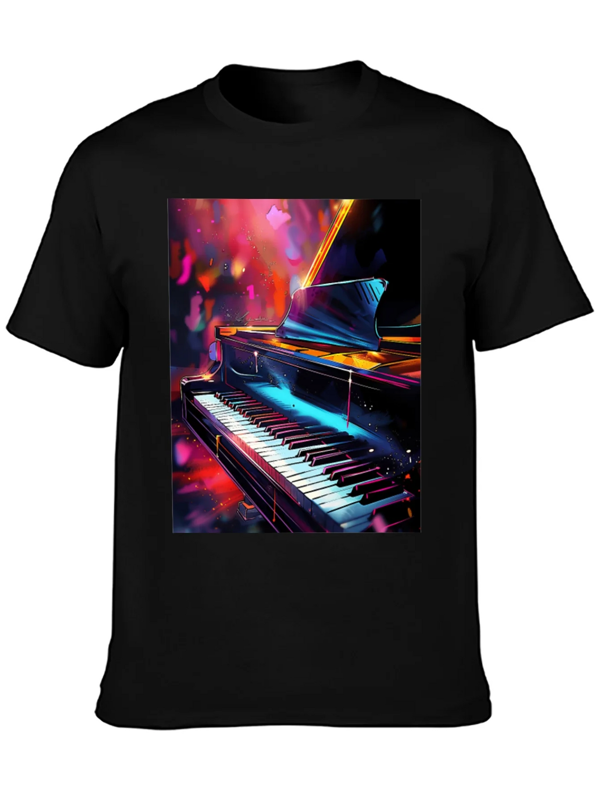 Piano Art Graphic T-Shirt - Music Lover Tee product image 3