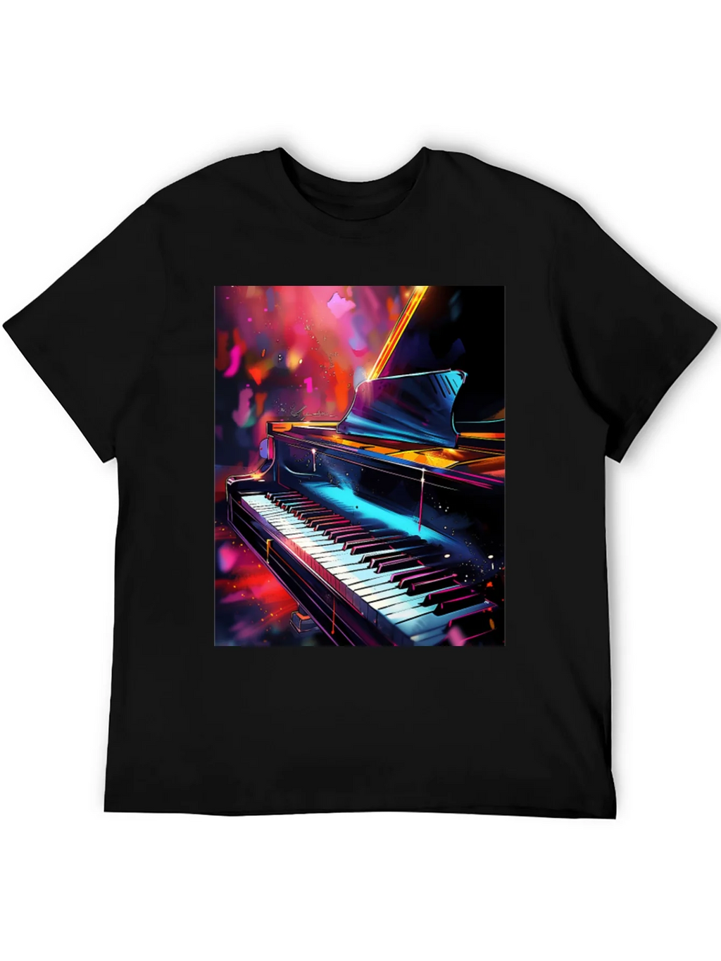 Piano Art Graphic T-Shirt - Music Lover Tee product image 5